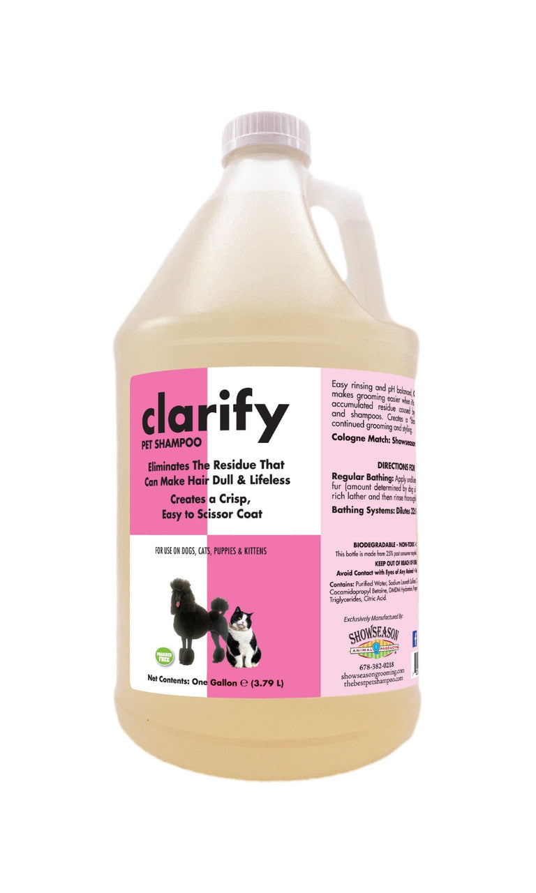 Showseason Clarify Pet Shampoo - Gallon