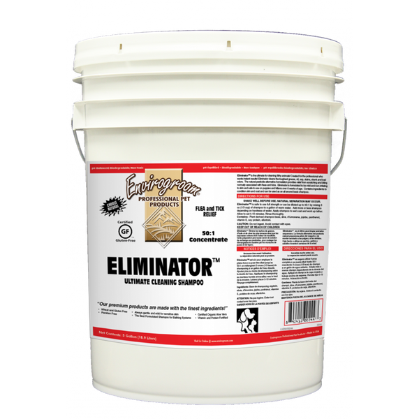 Envirogroom Eliminator Shampoo Dilutes 50:1 BUCKET 5gal