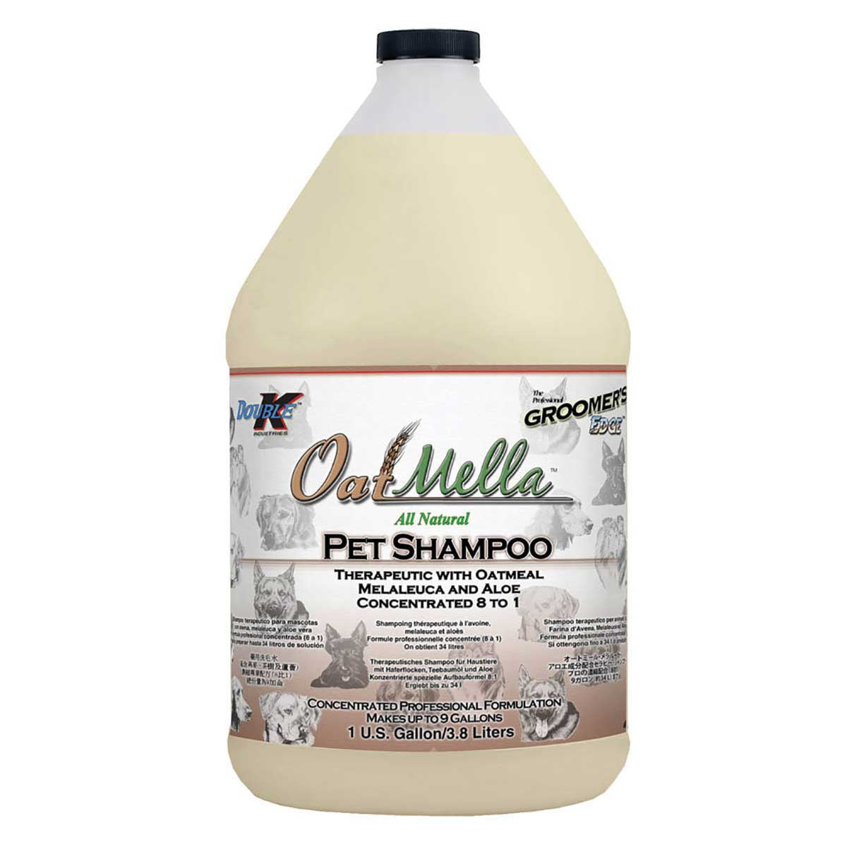 Double K Groomer's Edge Oat Mella 8:1 Shampoo