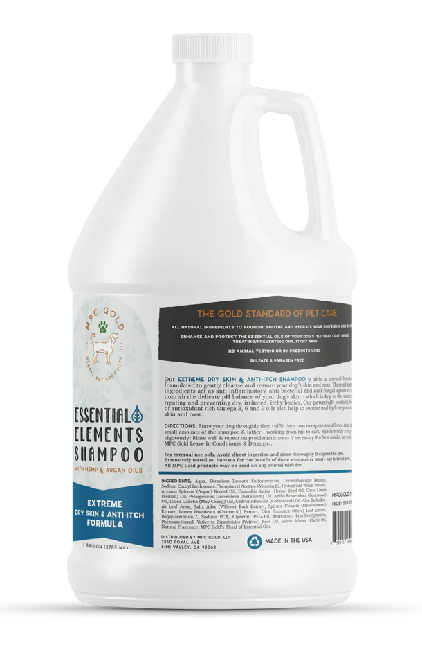 MPC Gold Anti-Itch Dog Shampoo – Gallon for Dry Skin Relief