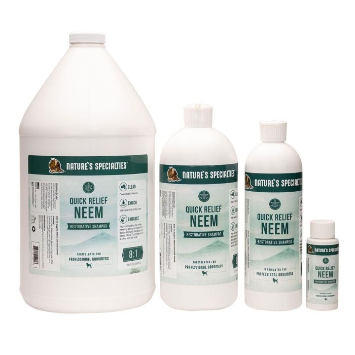 Nature's Specialties Quick Relief Neem Pet Shampoo 8:1