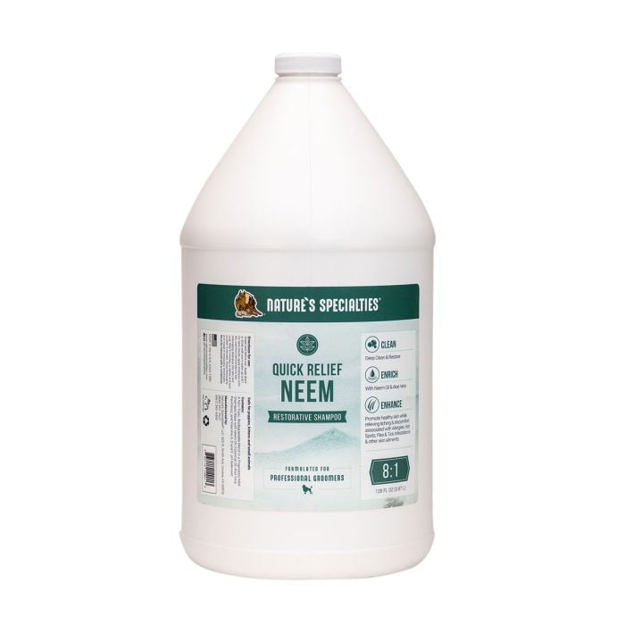 Nature's Specialties Quick Relief Neem Pet Shampoo 8:1