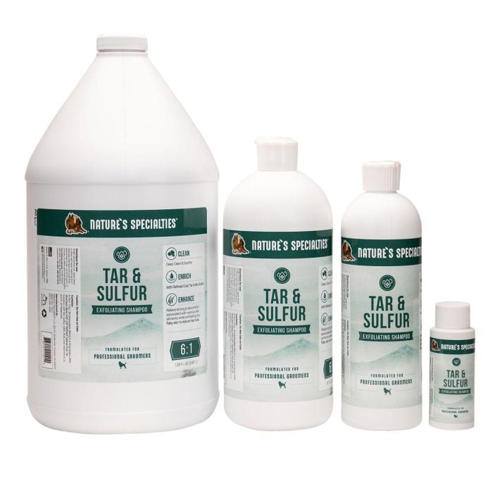 Nature's Specialties Tar & Sulfur Pet Shampoo with Aloe 6:1