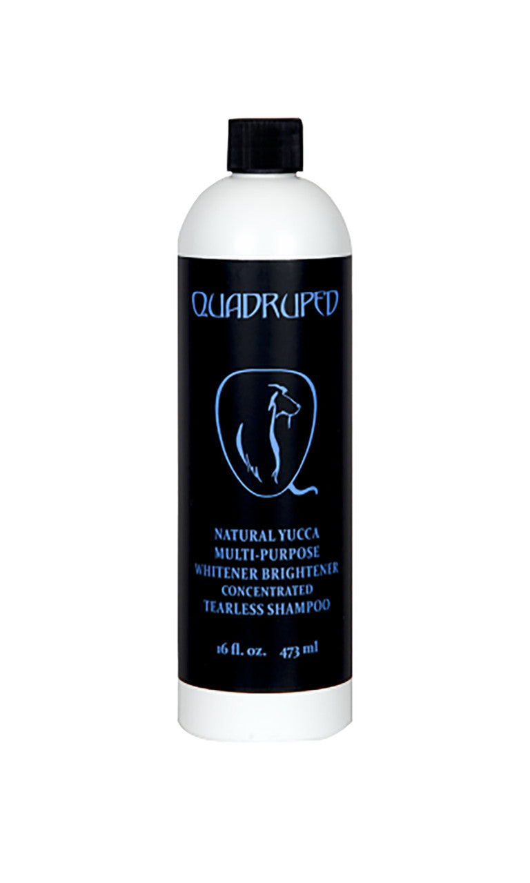 Quadruped Yucca Multi Purpose Tearless Medicated Flea & Tick Shampoo with Whiteners