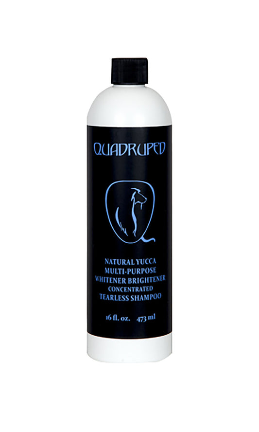 Quadruped Yucca Multi Purpose Tearless Medicated Flea & Tick Shampoo with Whiteners