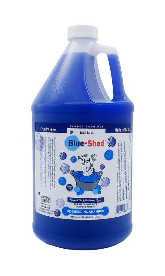 Showseason Blue-Shed Brightening De-Shed Shampoo by South Bark