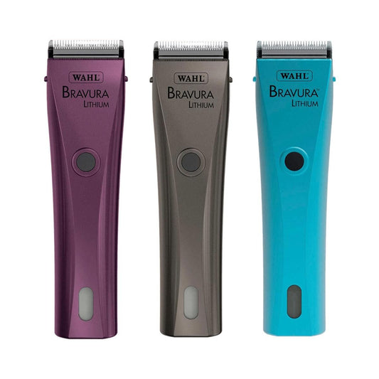 WAHL Bravura Clippers - Purple, Gunmetal and Turquoise