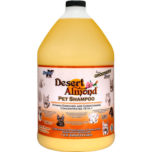 Double K Groomers Edge Desert Almond Shampoo Gallon 15:1