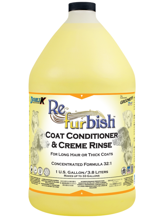 Double K Groomers Edge ReFurBish Conditioner Gallon 32:1