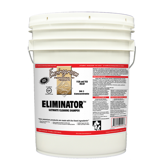 Envirogroom Eliminator Shampoo Dilutes 50:1 BUCKET 5gal