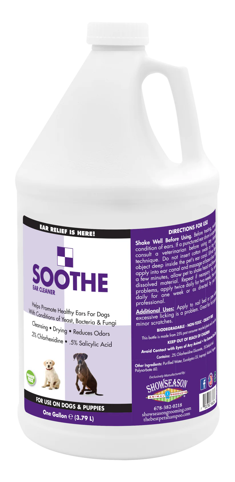 Soothe™ Pet Ear Cleaner | Showseason®