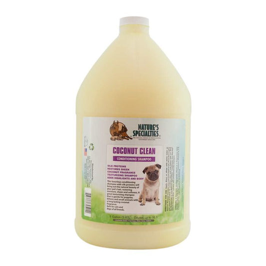 Nature's Specialties Coconut Clean Pet Shampoo 16:1