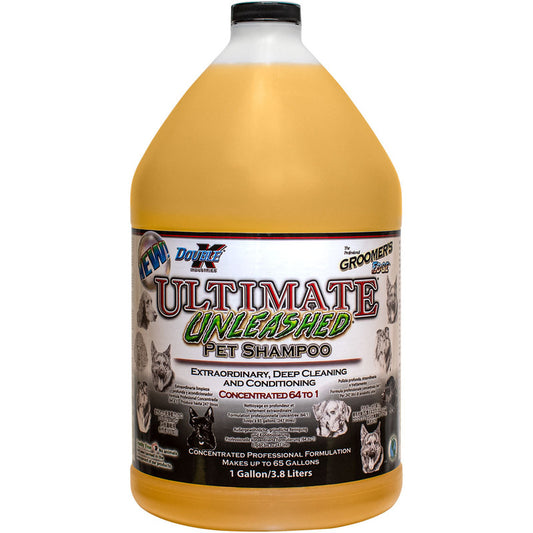 Double K Groomers Edge Ultimate Unleashed Shampoo Gallon 64:1