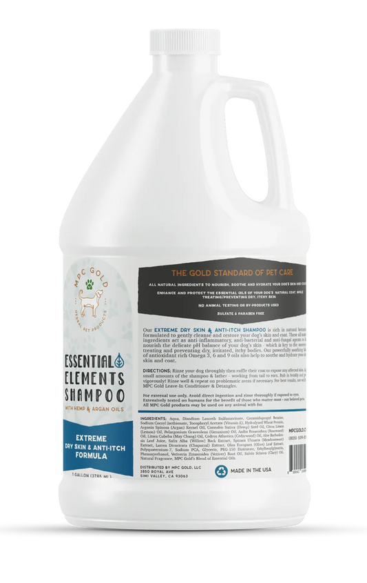 MPC Gold Anti-Itch Dog Shampoo – Gallon for Dry Skin Relief