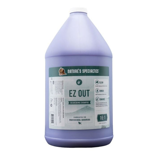 Natures Specialties EZ OUT Deshedding Pet Shampoo 16:1
