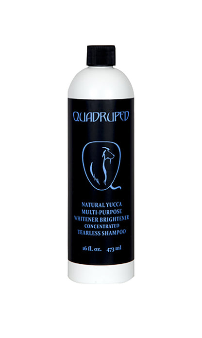 Quadruped Yucca Multi Purpose Tearless Medicated Flea & Tick Shampoo with Whiteners